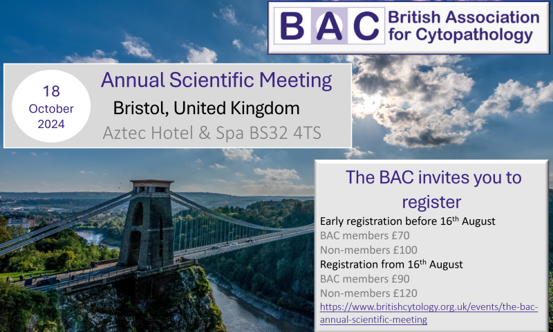 BAC Annual Scientific Meeting - Registration open!